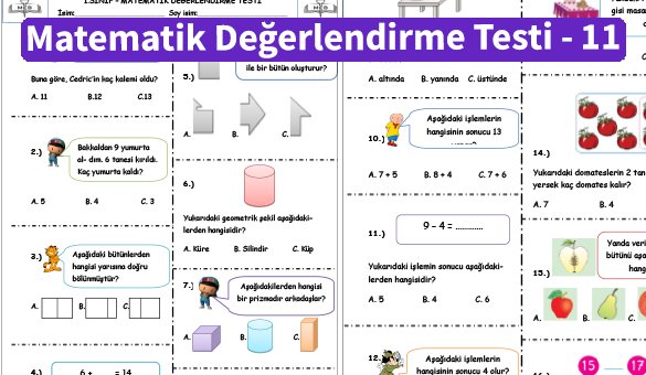 ilkokul_1_Sinif _Matematik_Degerlendirme_Testi_11_Ornek_Resim