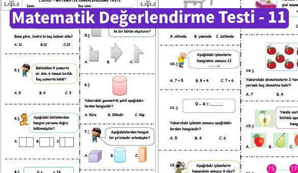 ilkokul_1_Sinif _Matematik_Degerlendirme_Testi_11_Ornek_Resim