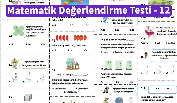 ilkokul_1_Sinif _Matematik_Degerlendirme_Testi_12_Ornek_Resim