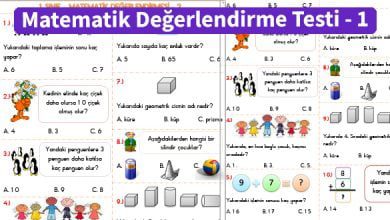 ilkokul_1_Sinif _Matematik_Degerlendirme_Testi_1_Ornek_Resim