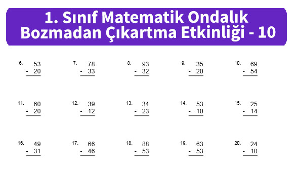 ilkokul_1_Sinif_Matematk_Ondalik_Bozmadan_Cikartma_Etkinligi_10_ornek_resim