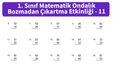 ilkokul_1_Sinif_Matematk_Ondalik_Bozmadan_Cikartma_Etkinligi_11_ornek_resim