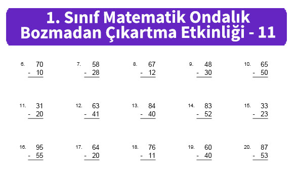 ilkokul_1_Sinif_Matematk_Ondalik_Bozmadan_Cikartma_Etkinligi_11_ornek_resim