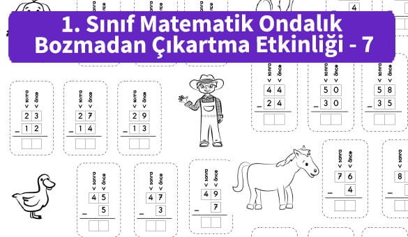 ilkokul_1_Sinif_Matematk_Ondalik_Bozmadan_Cikartma_Etkinligi_7_ornek_resim