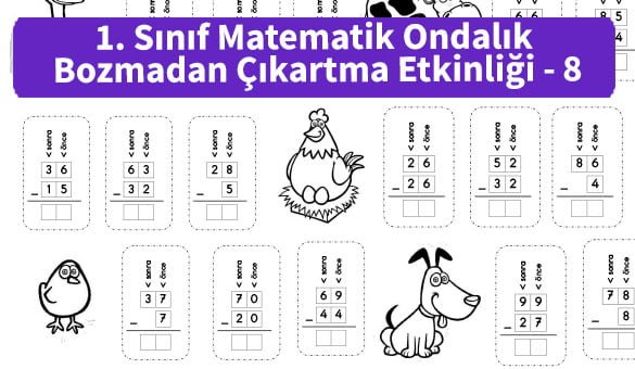 ilkokul_1_Sinif_Matematk_Ondalik_Bozmadan_Cikartma_Etkinligi_8_ornek_resim