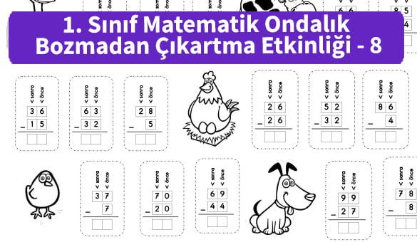 ilkokul_1_Sinif_Matematk_Ondalik_Bozmadan_Cikartma_Etkinligi_8_ornek_resim