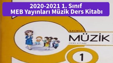 2020 2021 1. Sinif MEB Yayinlari Muzik Ders Kitabi Kapak