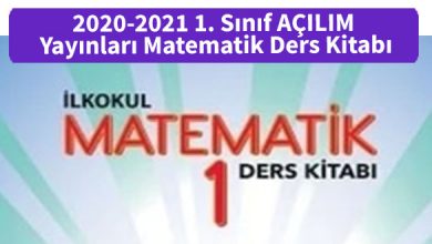 2020-2021_1.Sinif_MEB_Yayinlari_Matematik_Ders_Kitabi