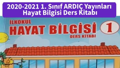 2020-2021_1_Sinif_ARDIC_Yayinlari_Hayat_Bilgisi_Ders_Kitabi