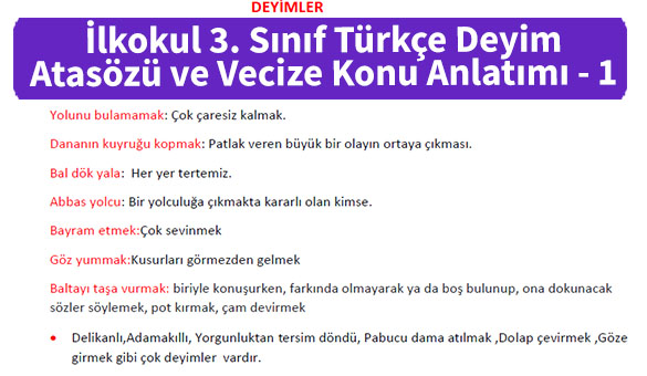 İlkokul_3_Sinif_Turkce_Deyim_Atasozu_ve_Vecize_Konu_Anlatımı_1