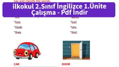 ilkokul_2.sinif_1_Unite_Calisma_Kagidi_pdf_indir
