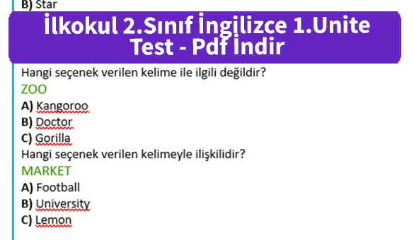 ilkokul_2.sinif_1_Unite_Test_pdf_indir