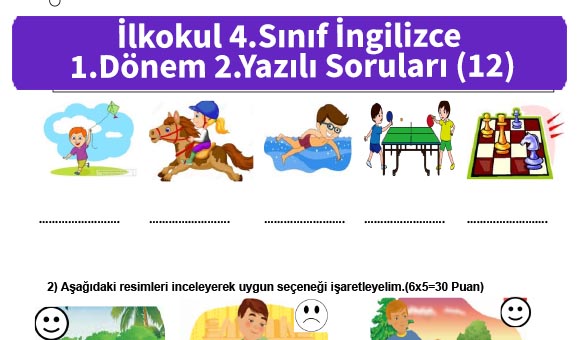 ilkokul_4_Sinif_ingilizce_1_Donem_2_Yazili_Sorulari_12