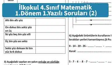 ilkokul_4_Sinif_Matematik_1_Donem_1_Yazili_Sorulari_2