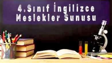 4.Sınıf İngilizce Meslekler Sunusu