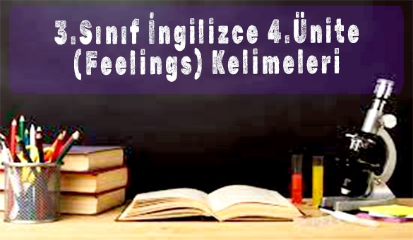 3.Sınıf İngilizce 4.Ünite (Feelings) Kelimeleri